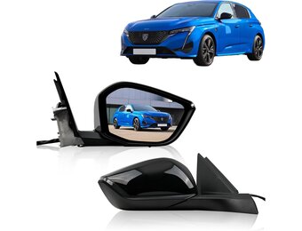 Buitenspiegel, rechts, elektrisch verwarmbaar, complete spiegel voor OP|EL ASTRA L vanaf 2021, Peugeot | OT 308/308 SW III vanaf 2021, met knipperlicht, met temperatuursensor