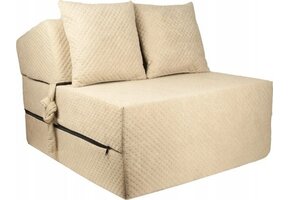 Opvouwbaar Logeermatras 200x70x15cm Beige - 34% Korting