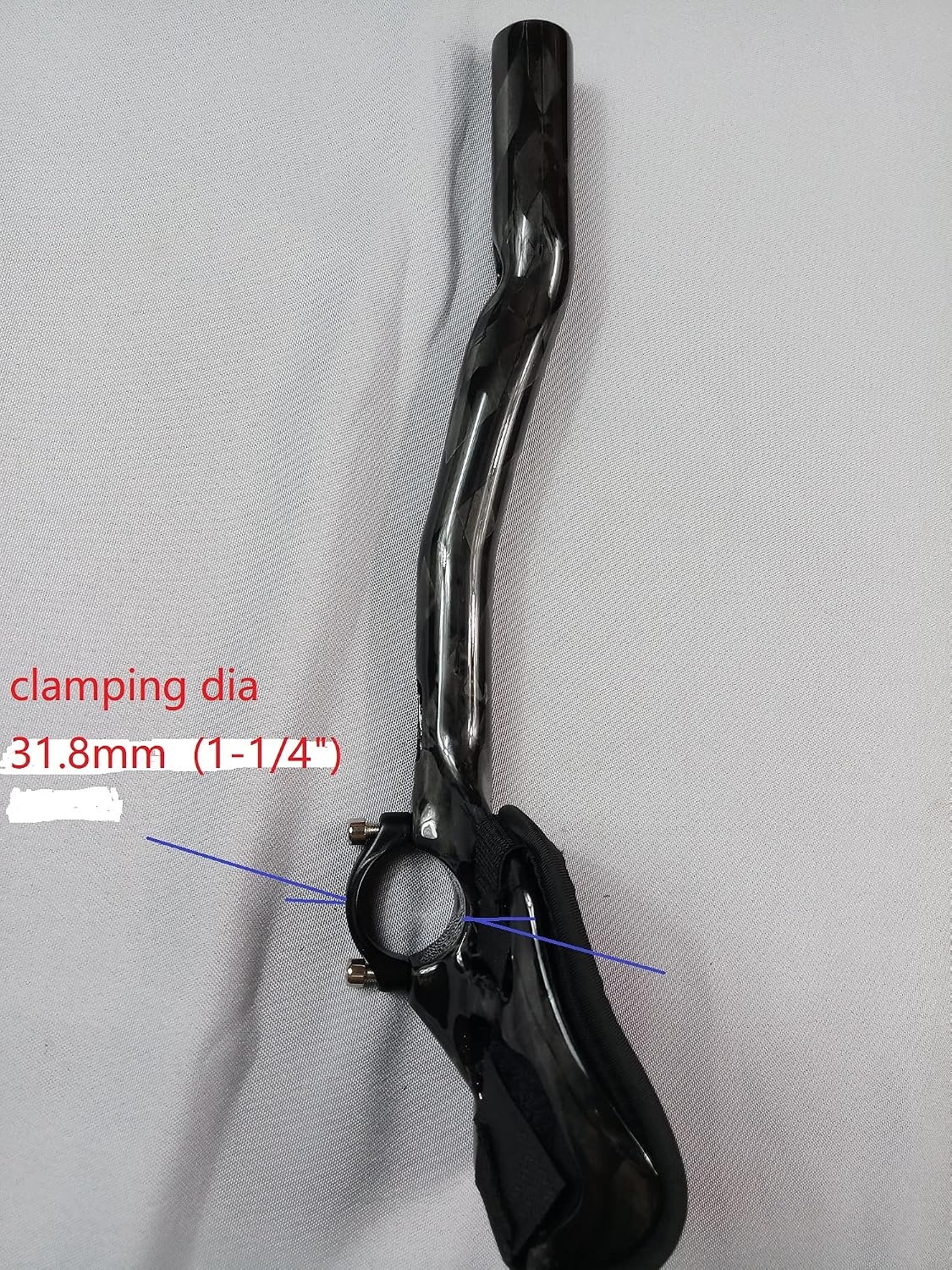 Aerobar TT Stuur Koolstofvezel met Armsteun - Zwart Mat (29% Korting)