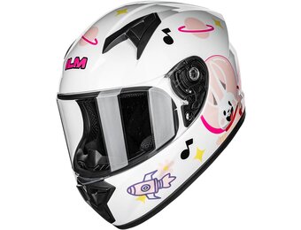 ILM Motorhelm Kinderen Volgelaats ECE Model MF521 - Maat XL