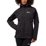 Dames 3-in-1 jas - Waterdicht & Warm - Zwart - 61% Korting