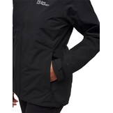Dames 3-in-1 jas - Waterdicht & Warm - Zwart - 61% Korting