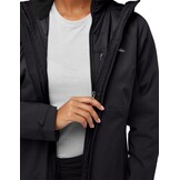 Dames 3-in-1 jas - Waterdicht & Warm - Zwart - 61% Korting