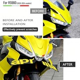 Aerodynamische Motorspoiler Aprilia RS660 Geel - 36% Korting