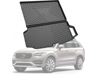 Psler Auto Bescherming Waterdichte Bagage Kofferbak Tray Starter Mat voor XC90 2015 2016 2017 2018 2019 2020 2021 2022 2023 - Maat Volvo XC90 2015-2023