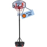 Hudora Basketbalstandaard All Stars basketbalstandaard, in hoogte verstelbaar, 165-205 cm