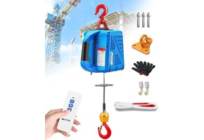 Elektrische Lier 300kg 1500W - 30% Korting!