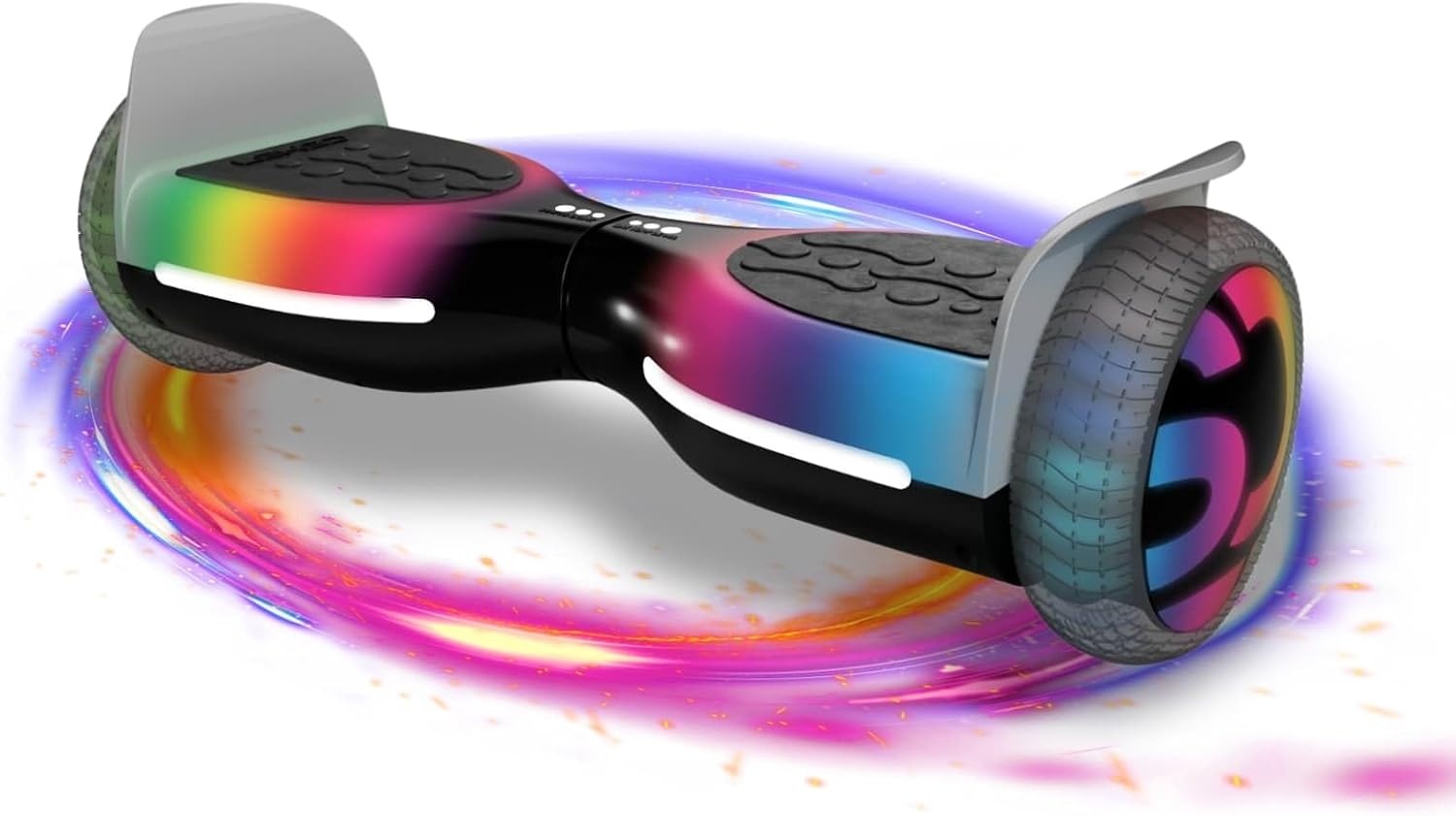 Lexgo PHANTOM Hoverboard voor kinderen, elektrisch overboord met stalen frame, 6,5 inch wielen en 2 borstelloze motoren vanaf 250 W, hoverboard voor kinderen met snelheden tot 12 km/u en een bereik