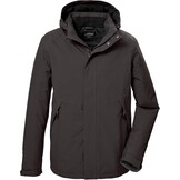 Heren waterdichte jas (XL, Zwart) - 61% Korting