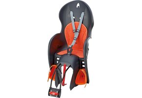 Kinderfietszitje 9-22 kg Grijs-Oranje | 34% Korting