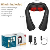 Brelley Neck Massager With Heat 3D Massage, Neck Massager For Relieving Muscle Pain Gifts For Women And Men | 3D Massage, Relieve Muscle Pain Gift for Women and Men