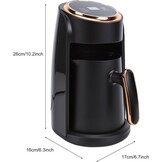 Turkish Coffee Maker, Automatic Turk Kahve Makinesi with 600W Steam System and Automatic Shut-Off, Perfect for 3-5 Cups Perfect Turk Kahve