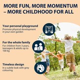 HUDORA Turnreck Fabian Standard/Pro - enkel/dubbele turnstang voor kinderen en volwassenen - 4-voudig in hoogte verstelbare gymnastiekstang - belastbare outdoor fitnessstang tot 100 kg