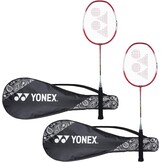Yonex ZR 100 lichte aluminium badmintonracket met volledige afdekking, set van 2 | Gemaakt in India