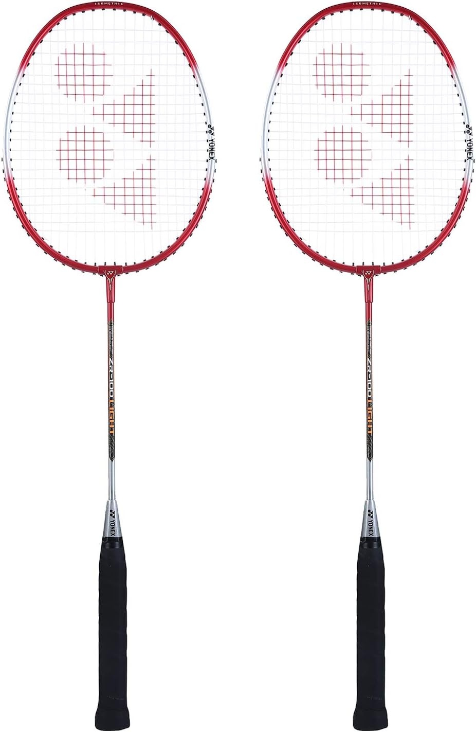Yonex ZR 100 lichte aluminium badmintonracket met volledige afdekking, set van 2 | Gemaakt in India