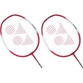 Yonex ZR 100 lichte aluminium badmintonracket met volledige afdekking, set van 2 | Gemaakt in India