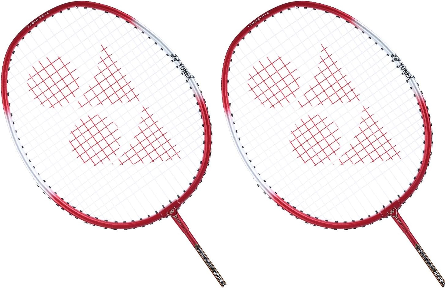 Yonex ZR 100 lichte aluminium badmintonracket met volledige afdekking, set van 2 | Gemaakt in India