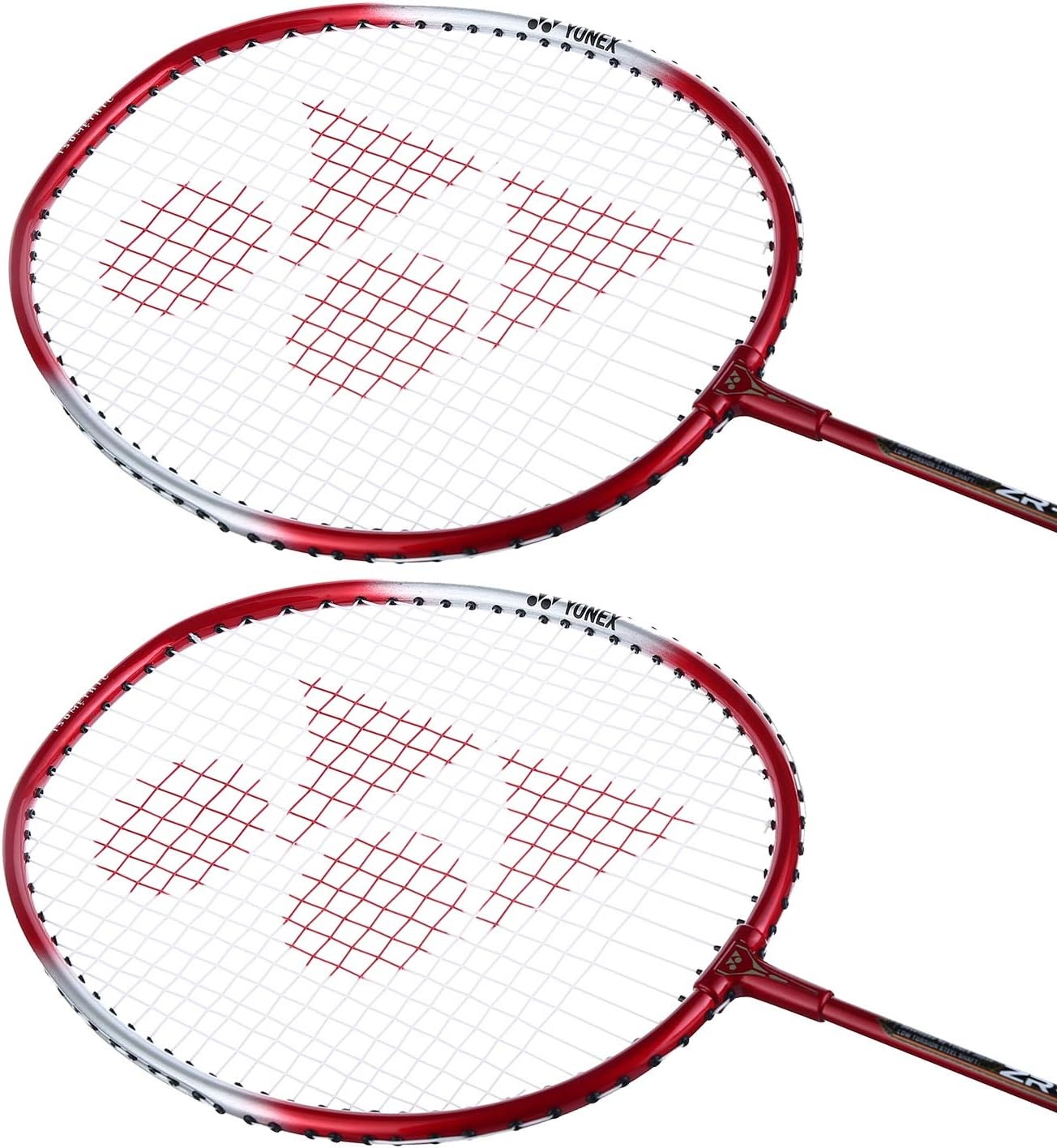 Yonex ZR 100 lichte aluminium badmintonracket met volledige afdekking, set van 2 | Gemaakt in India