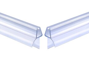 Douchedeur Afdichting 2x 80cm (4-6mm glas) - Transparant PVC