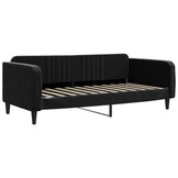 vidaXL Slaapbank 90x200 cm fluweel zwart