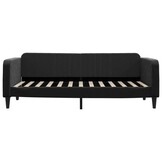 vidaXL Slaapbank 90x200 cm fluweel zwart
