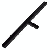 Grondboor met handvat en schroefkop (dubbele schroef) 80 mm (zwart)
