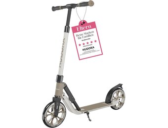 HUDORA BigWheel® 205 Advanced Scooter, comfortabele aluminium step, voor maximaal 100 kg, in hoogte verstelbare en inklapbare step, kickstep voor kinderen, jongeren en volwassenen