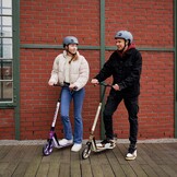 HUDORA BigWheel® 205 Advanced Scooter, comfortabele aluminium step, voor maximaal 100 kg, in hoogte verstelbare en inklapbare step, kickstep voor kinderen, jongeren en volwassenen