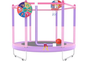Kindertrampoline 145 cm met Basketbalmand | 34% Korting