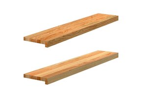 2x Vensterbank Massief Eikenhout 100x20x2cm - Nu met 34% Korting!