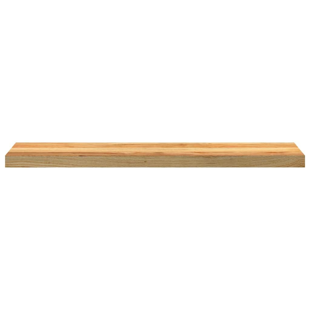 vidaXL Vensterbanken 2 st 100x20x2 cm massief eikenhout lichtbruin
