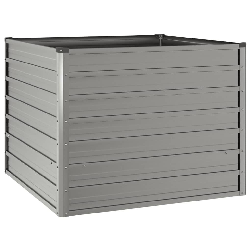 Verhoogde Plantenbak 100x100x77 cm Cortenstaal - 34% Korting