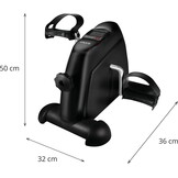 Pedaaltrainer Armen & Benen Zwart met LCD - 34% Korting