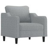 vidaXL Driezitsbank 180 cm Stof Zwart - 81% Korting
