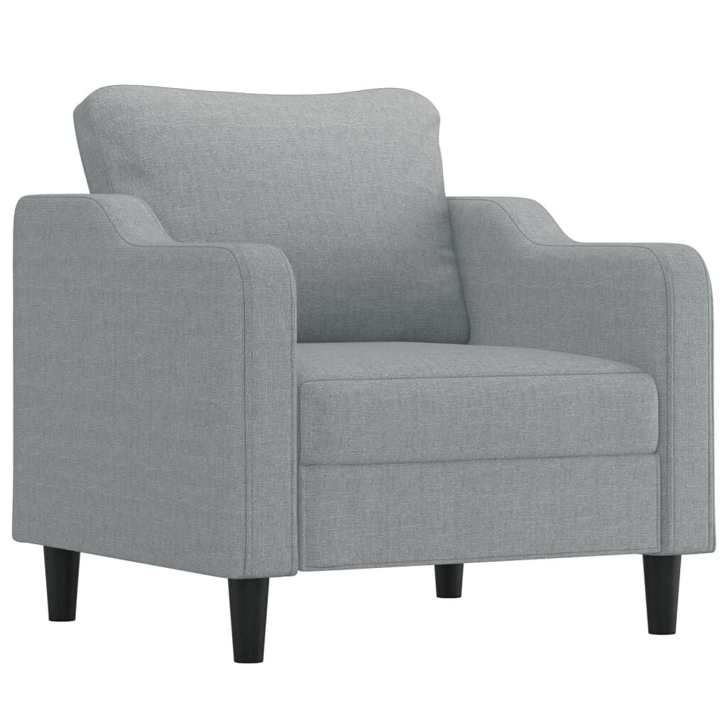 vidaXL Driezitsbank 180 cm Stof Zwart - 81% Korting