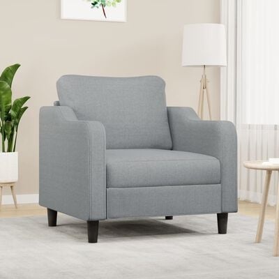 vidaXL Driezitsbank 180 cm Stof Zwart - 81% Korting