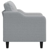 vidaXL Driezitsbank 180 cm Stof Zwart - 81% Korting