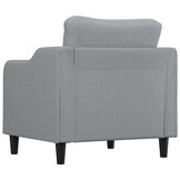 vidaXL Driezitsbank 180 cm Stof Zwart - 81% Korting