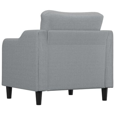 vidaXL Driezitsbank 180 cm Stof Zwart - 81% Korting