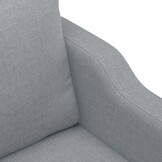 vidaXL Driezitsbank 180 cm Stof Zwart - 81% Korting