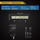 LED Werklampbalk 12 inch 240W - 59% Korting
