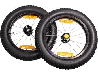Loopfiets Volwassenen voor Onverhard Terrein - 16" Ribbelbanden - Zwart/Zilver - 35% Korting