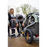 Loopfiets Volwassenen voor Onverhard Terrein - 16" Ribbelbanden - Zwart/Zilver - 35% Korting