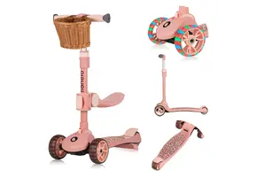 Roze Kinderstep & Loopfiets 2-in-1 (vanaf 1 jr) - 34% Korting