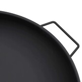 vidaXL Vuurplaats Staal Zwart - 34% Korting