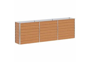 Verhoogde Plantenbak Licht Bruin - 240x40x77cm (34% Korting!)