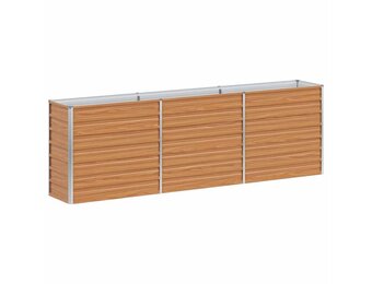 Verhoogde Plantenbak Licht Bruin - 240x40x77cm (34% Korting!)