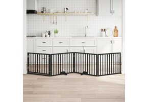 vidaXL Hondenhek Inklapbaar, 320cm Zwart - 34% Korting