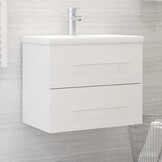 VidaXL Wastafelkast Wit - 60 cm - 41% Korting