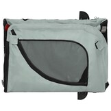 Hondenfietstrailer Oxford Stof & IJzer (Grijs/Zwart) - 34% Korting